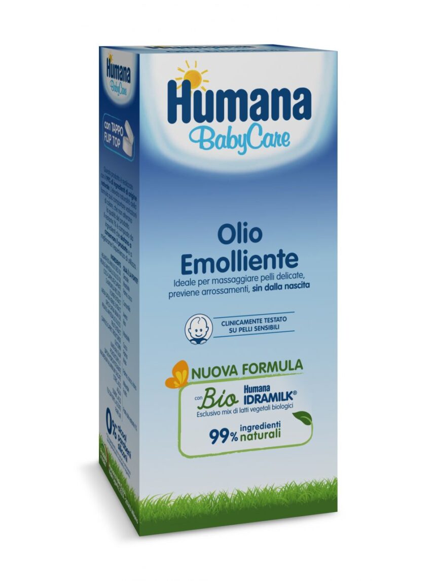 óleo emoliente 250 ml - Humana Baby Care