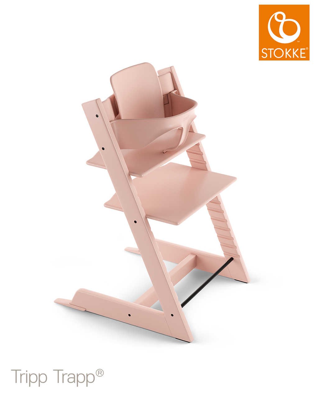 Conjunto para bebês stokke® por tripp trapp® - rosa sereno - Stokke