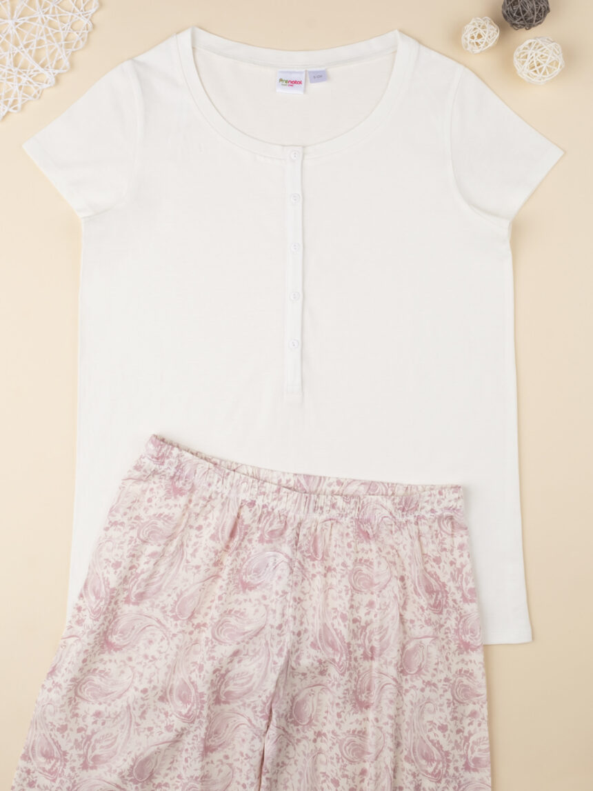 Calça de pijama "rosa gradiente" - Prénatal