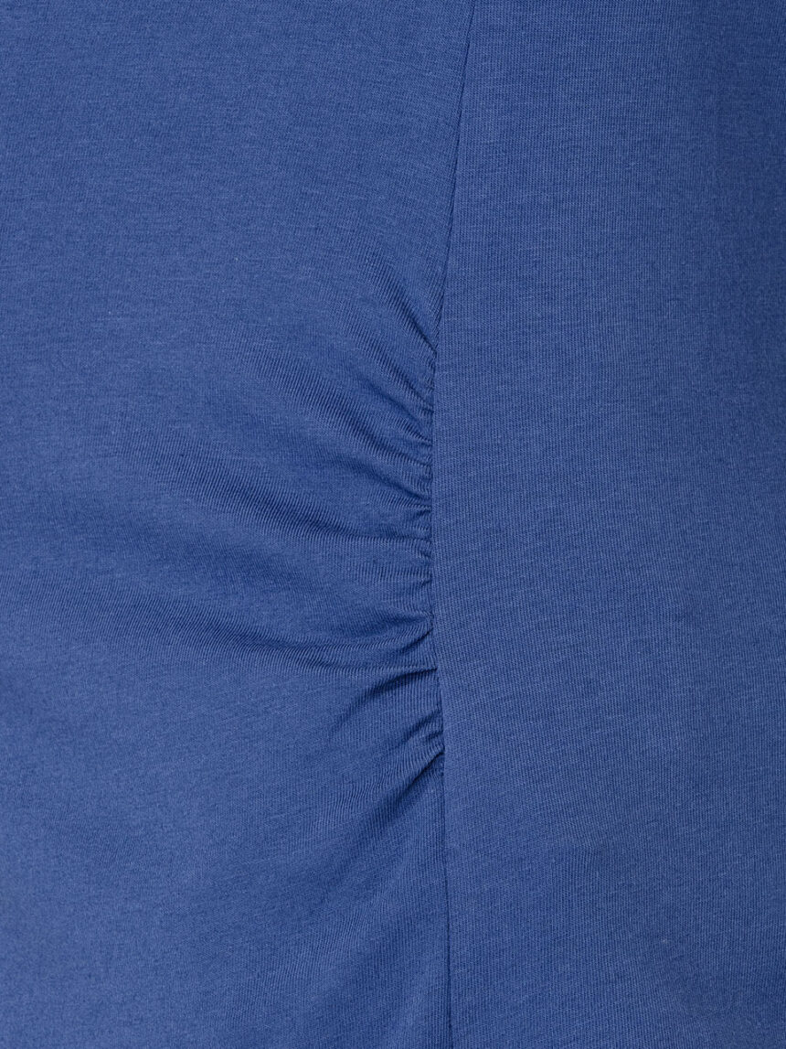 Camiseta azul de amamentação - Prénatal