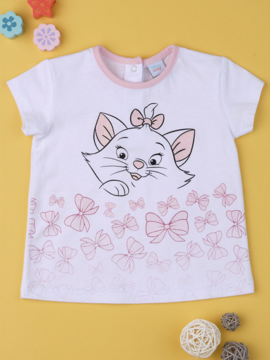Camiseta de menina "gato rosa" - Prénatal