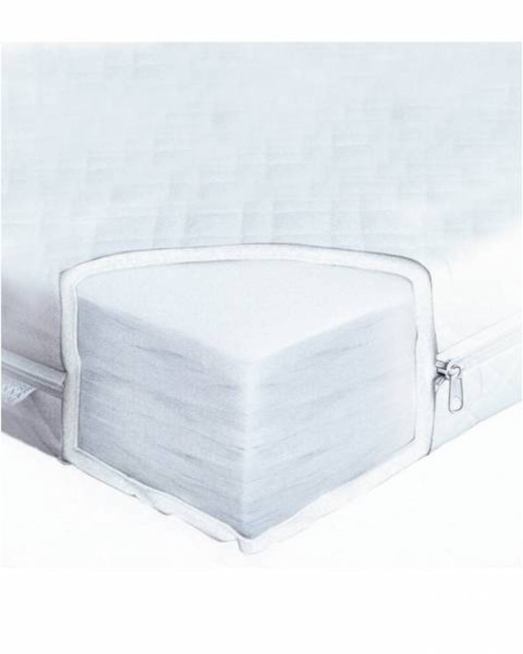 Colchão de fibra 125x62 com capa removível - Giordani