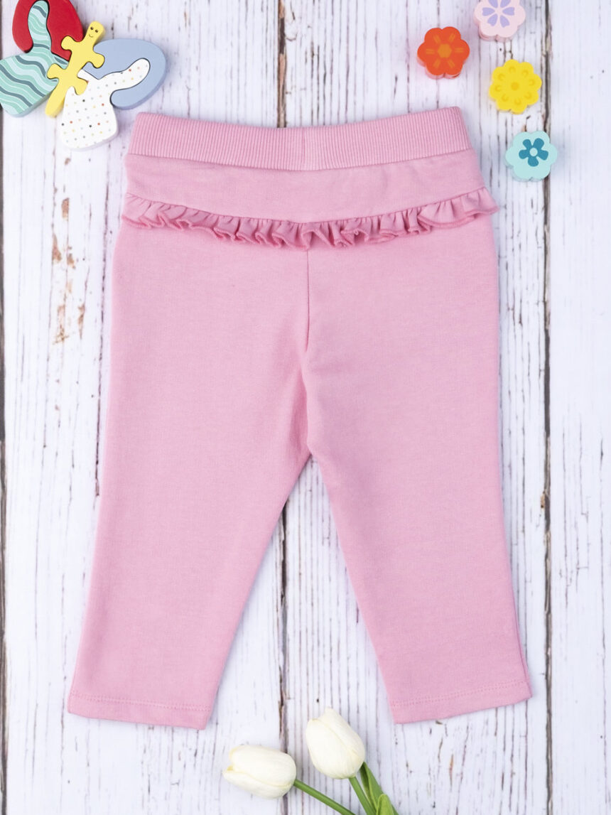 Pantalone felpato rosa - Prénatal