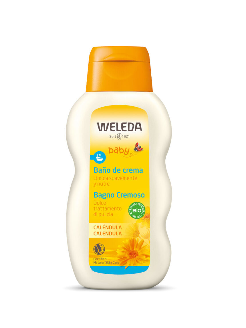 Calêndula de banho cremosa bebê 200 ml - Weleda