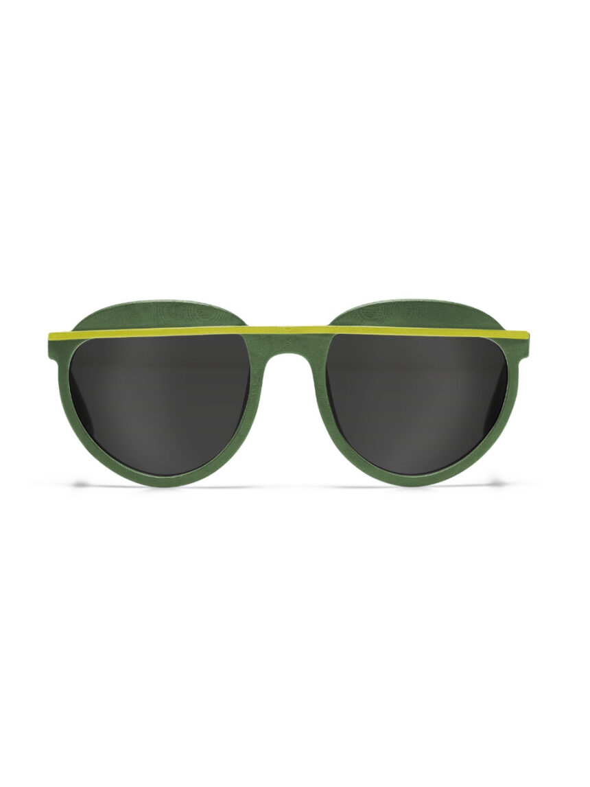 óculos de sol verde militar de 5 anos redondos - Chicco