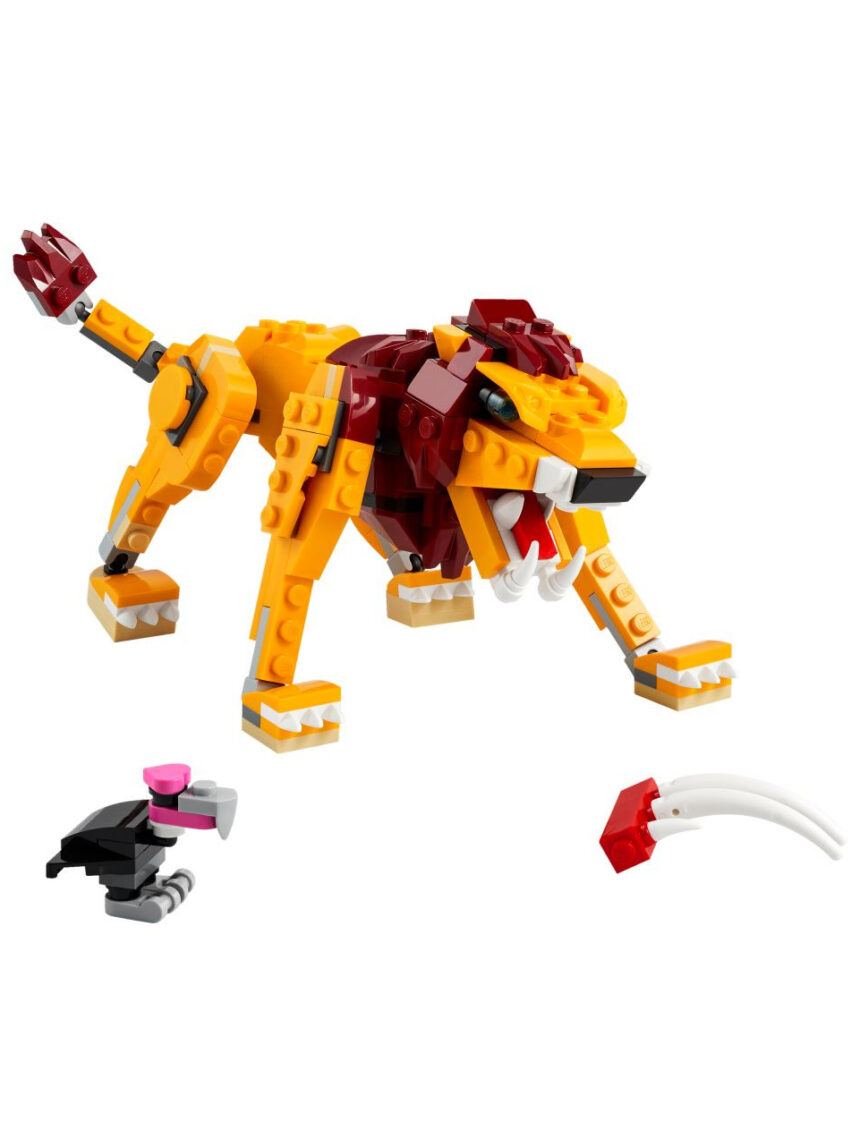Criador de lego - leão selvagem - 31112 - LEGO