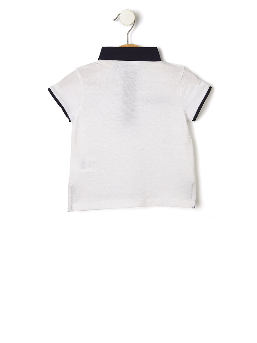 Camisa pólo piquet com bordado - Prénatal