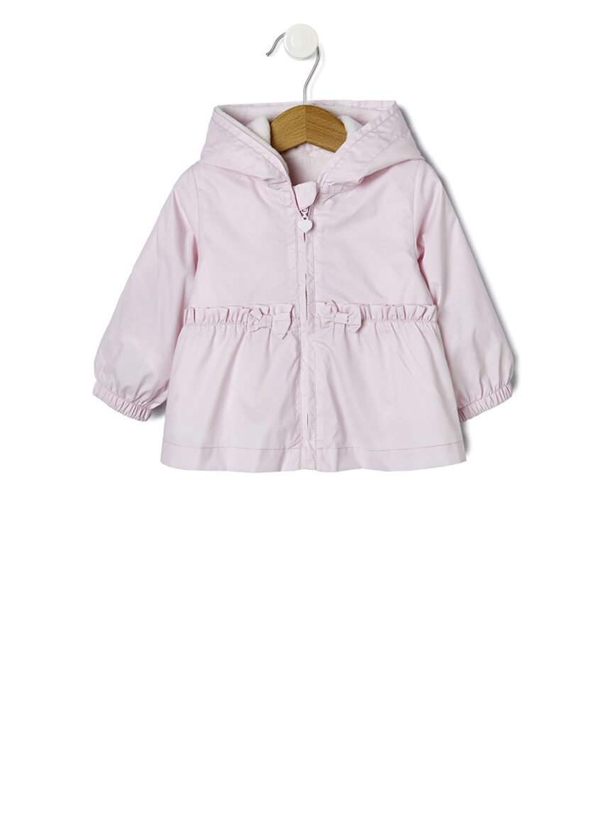 Jaqueta rosa com lã interna destacável - Prénatal