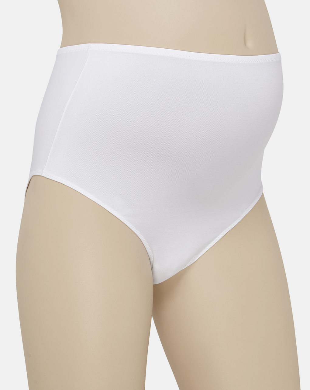 Pacote de 2 cuecas de cintura alta em branco - Prénatal