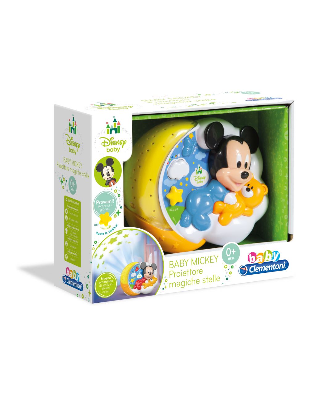 Disney baby - estrelas mágicas do projetor bebê mickey - Clementoni