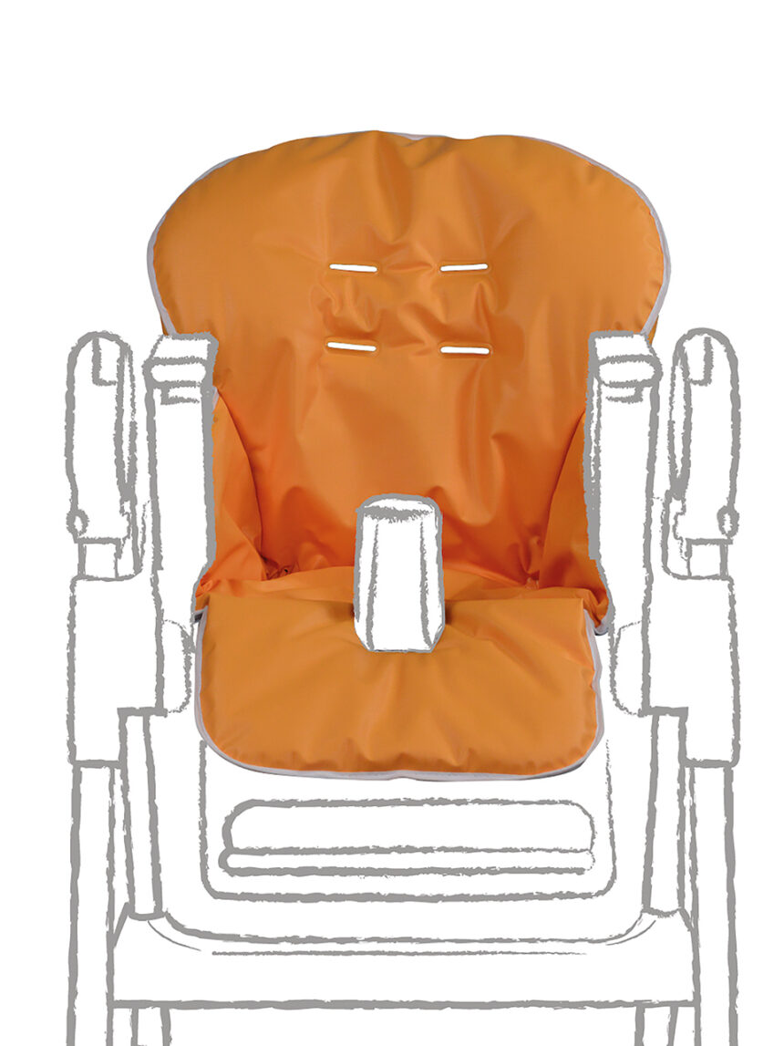 Capa para cadeira alta em pvc laranja - Giordani