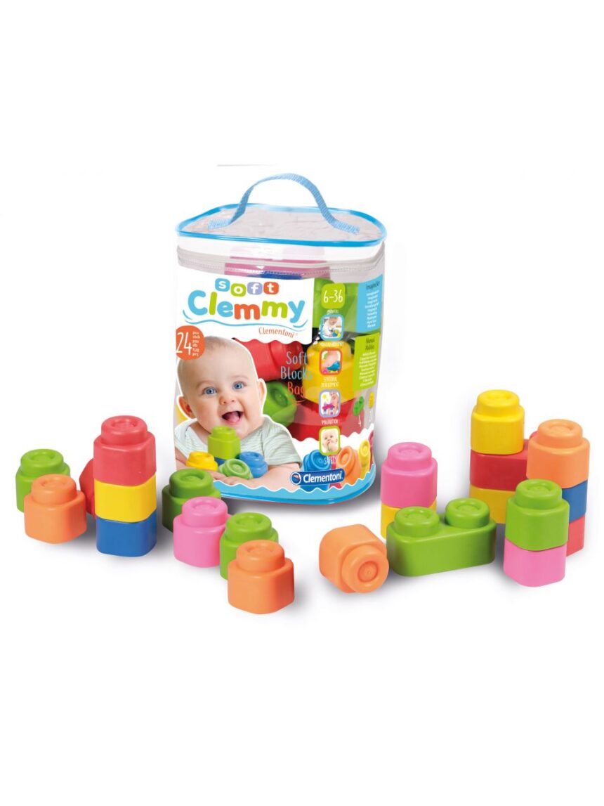 Clemmy - saco de 24 tijolos - Clementoni