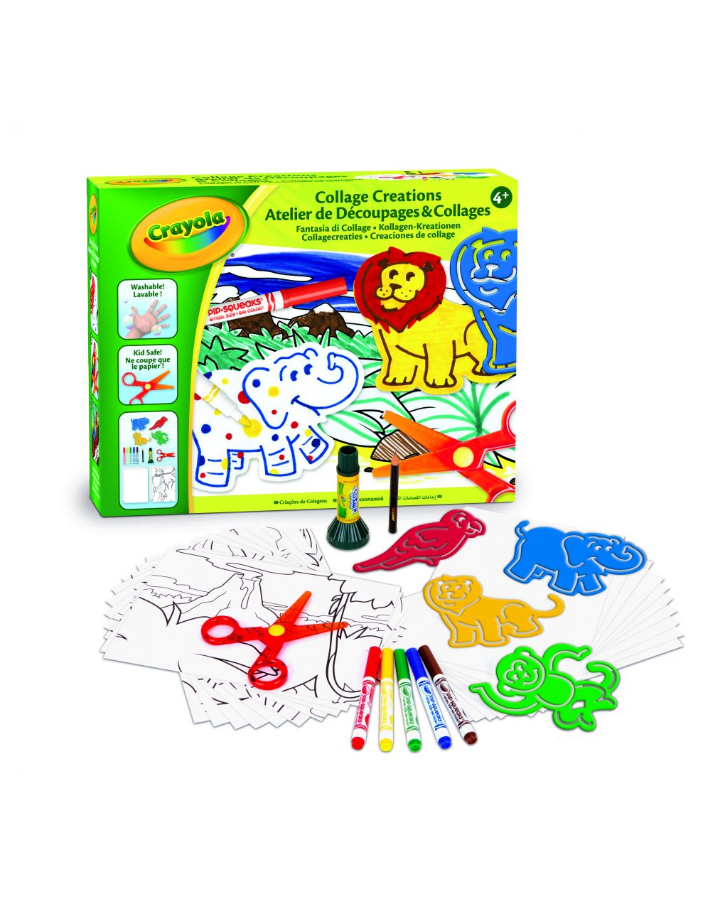 Crayola - fantasia de colagem - Crayola