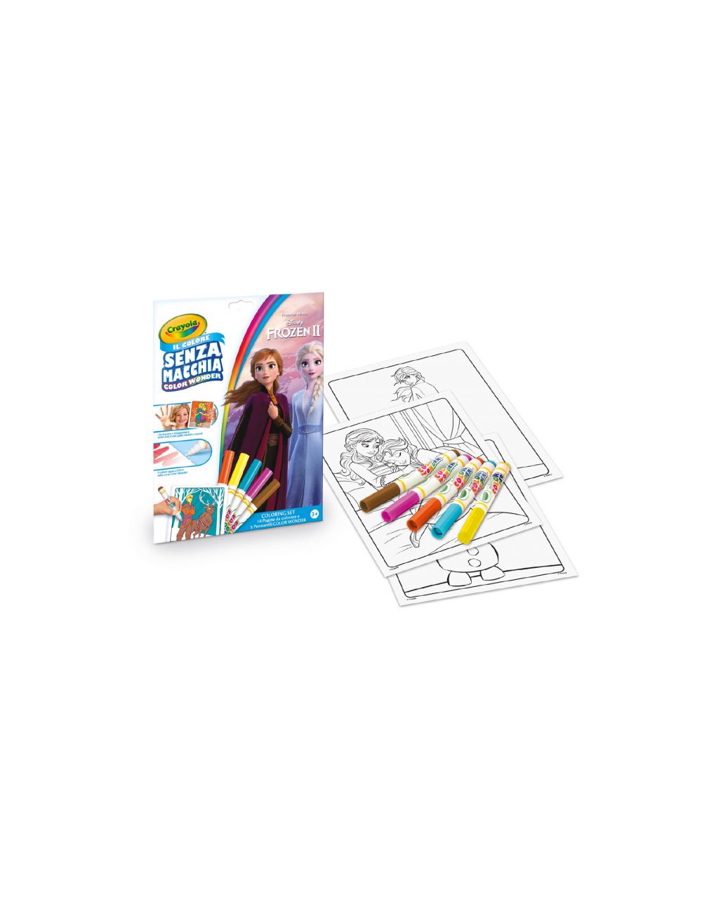 Crayola - conjunto de coloração color wonder disney frozen 2 - Crayola