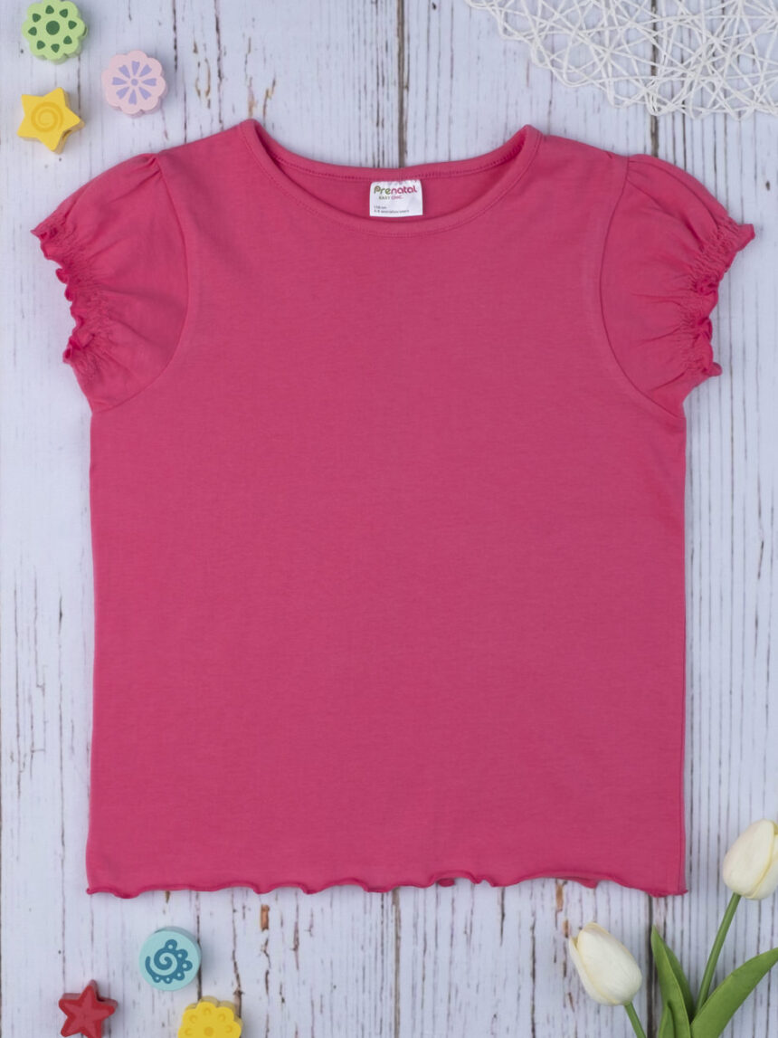 Camiseta feminina rosa total - Prénatal