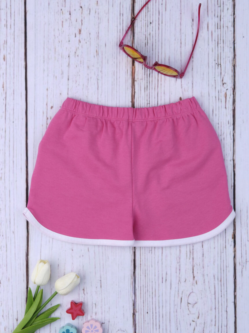 Shorts menina casual rosa - Prénatal