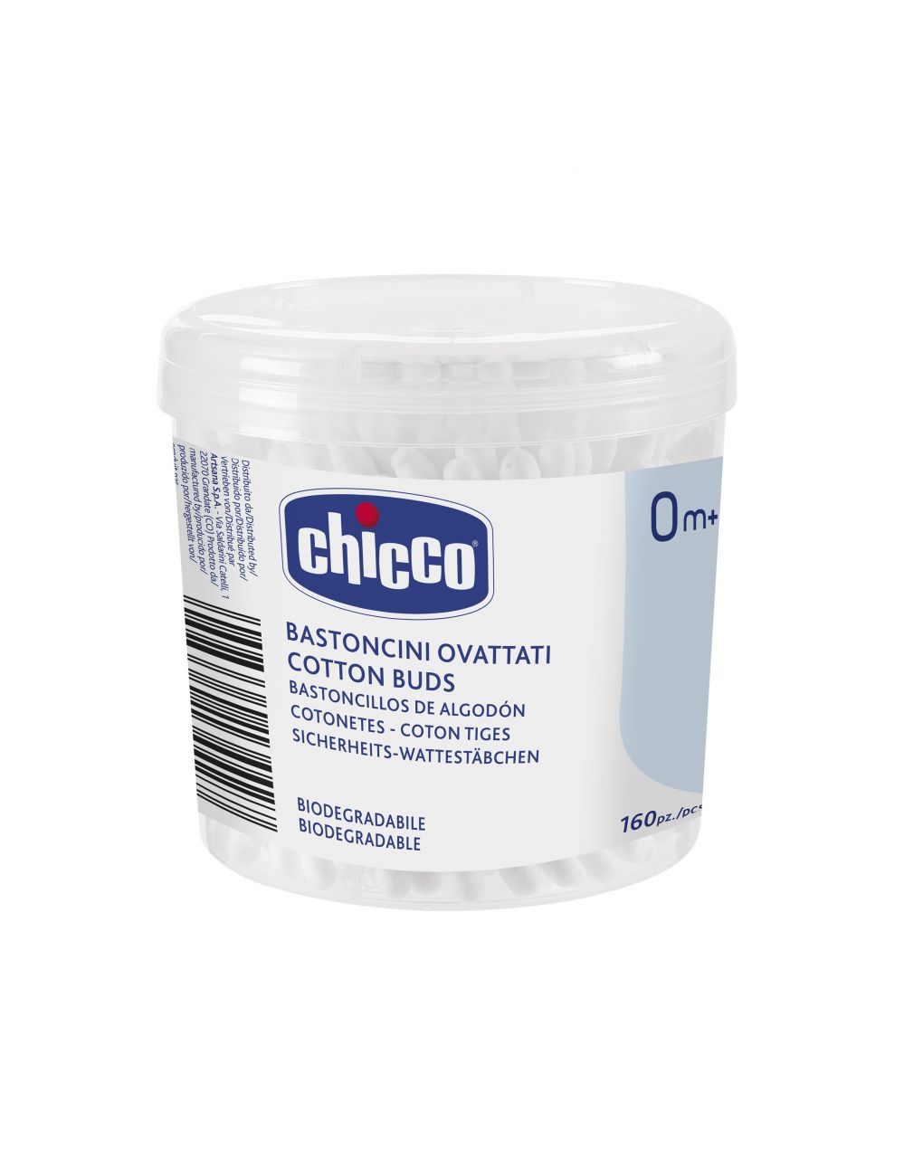 Varas de algodão chicco - 160 pcs - Chicco
