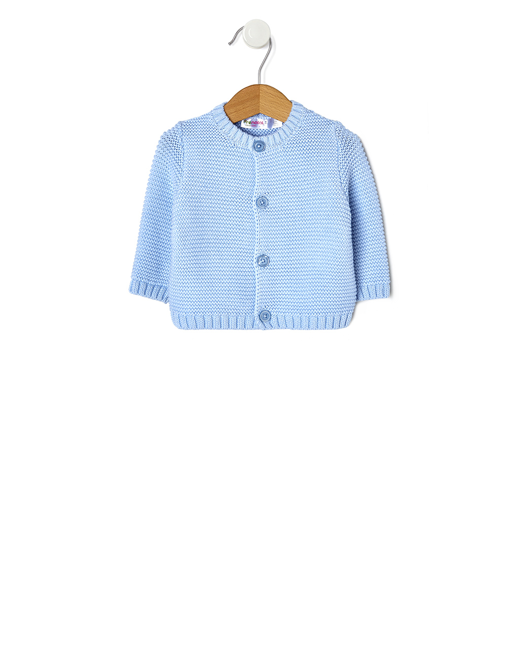 Cardigan de tricô azul claro - Prénatal