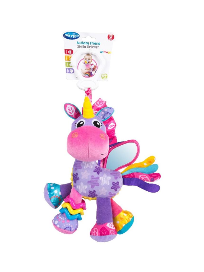 Playgro - amiga de atividade, stella unicorn - Playgro