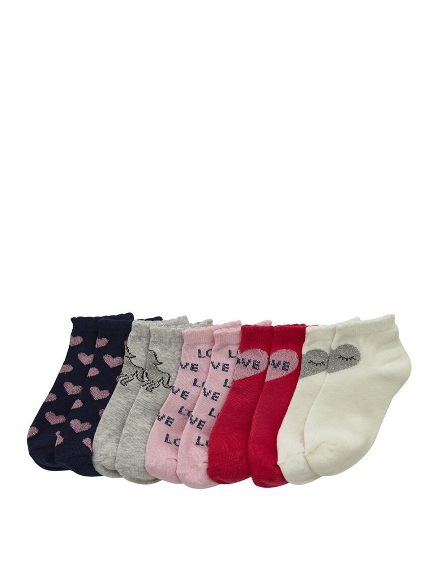 Pacote de 5 pares de meias coloridas - Prénatal