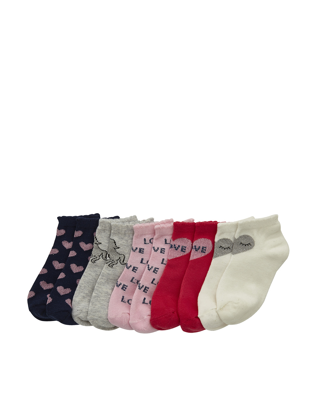 Pacote de 5 pares de meias coloridas - Prénatal