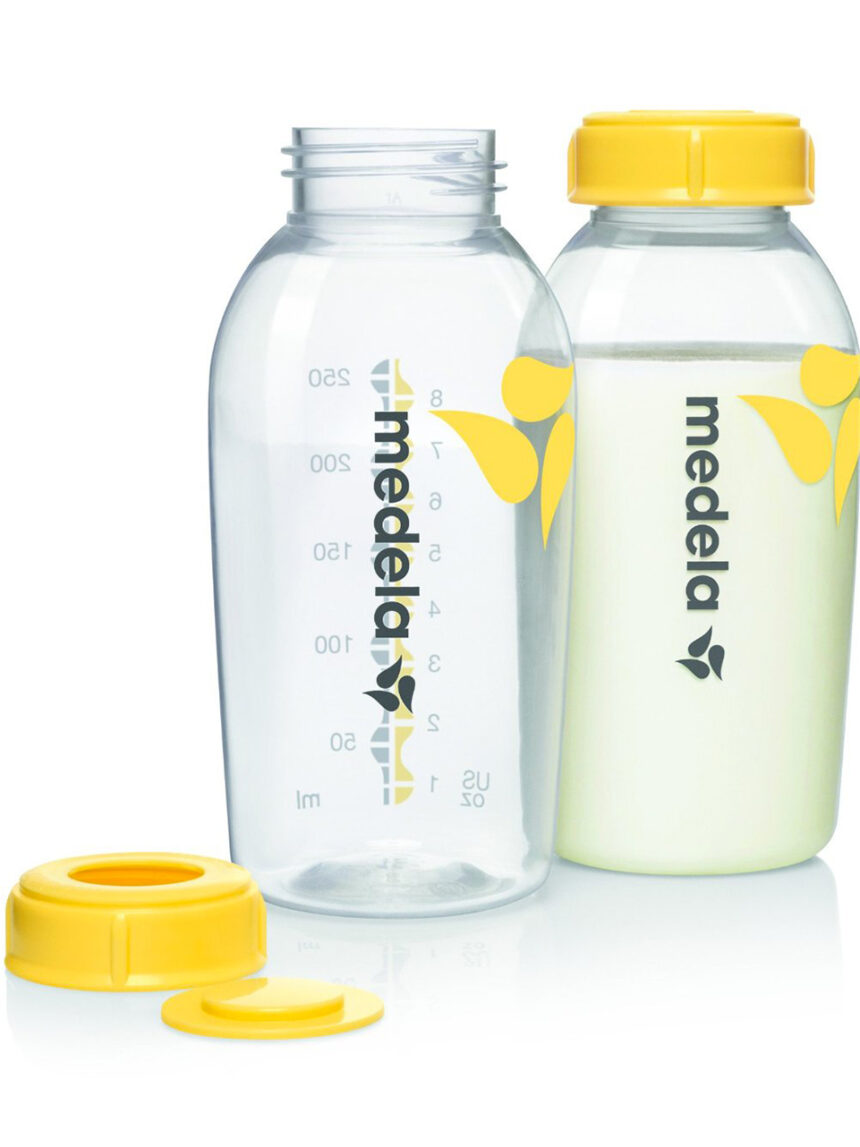 Garrafas de armazenamento de leite materno (2 x 250ml) - Medela