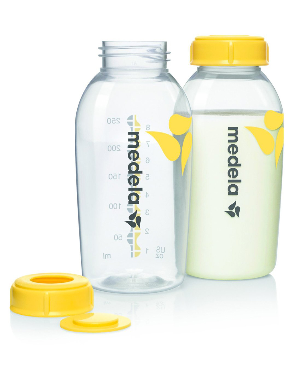 Garrafas de armazenamento de leite materno (2 x 250ml) - Medela