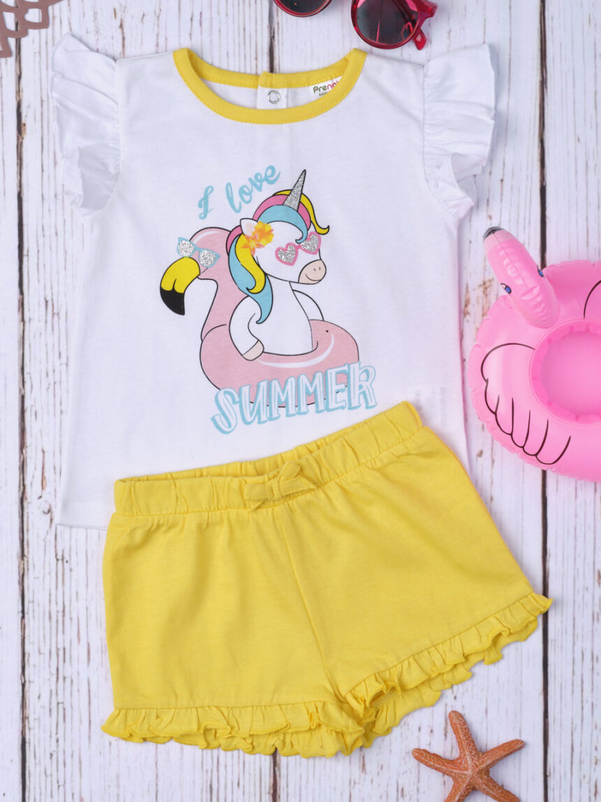 Roupa de menina "eu amo o verão" - Prénatal