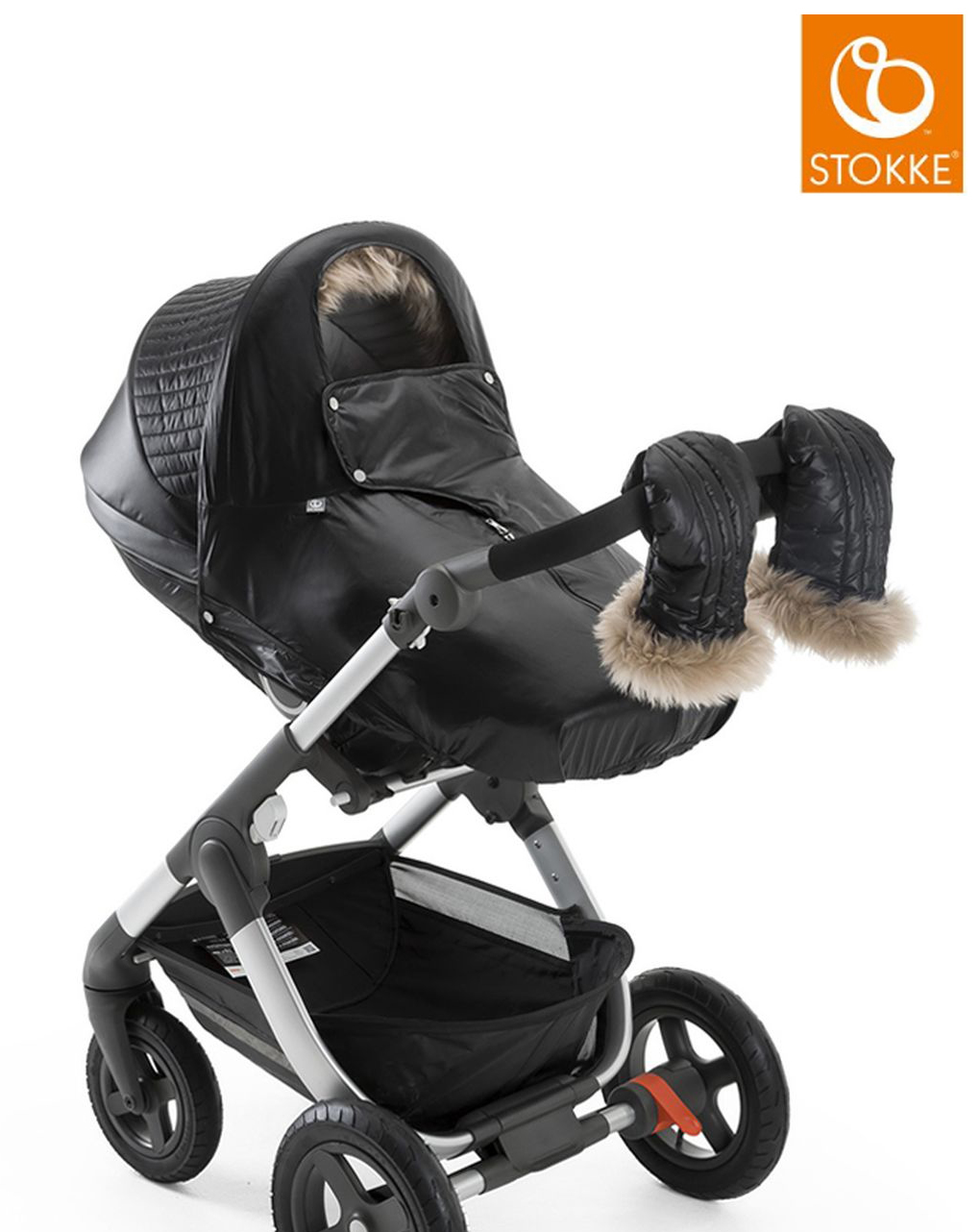 Kit de inverno de carrinho stokke® - ônix preto - Stokke