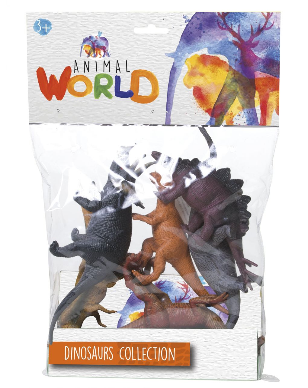 Mundo animal - conjunto de dinossauros - coleção de dinossauros - Animal World
