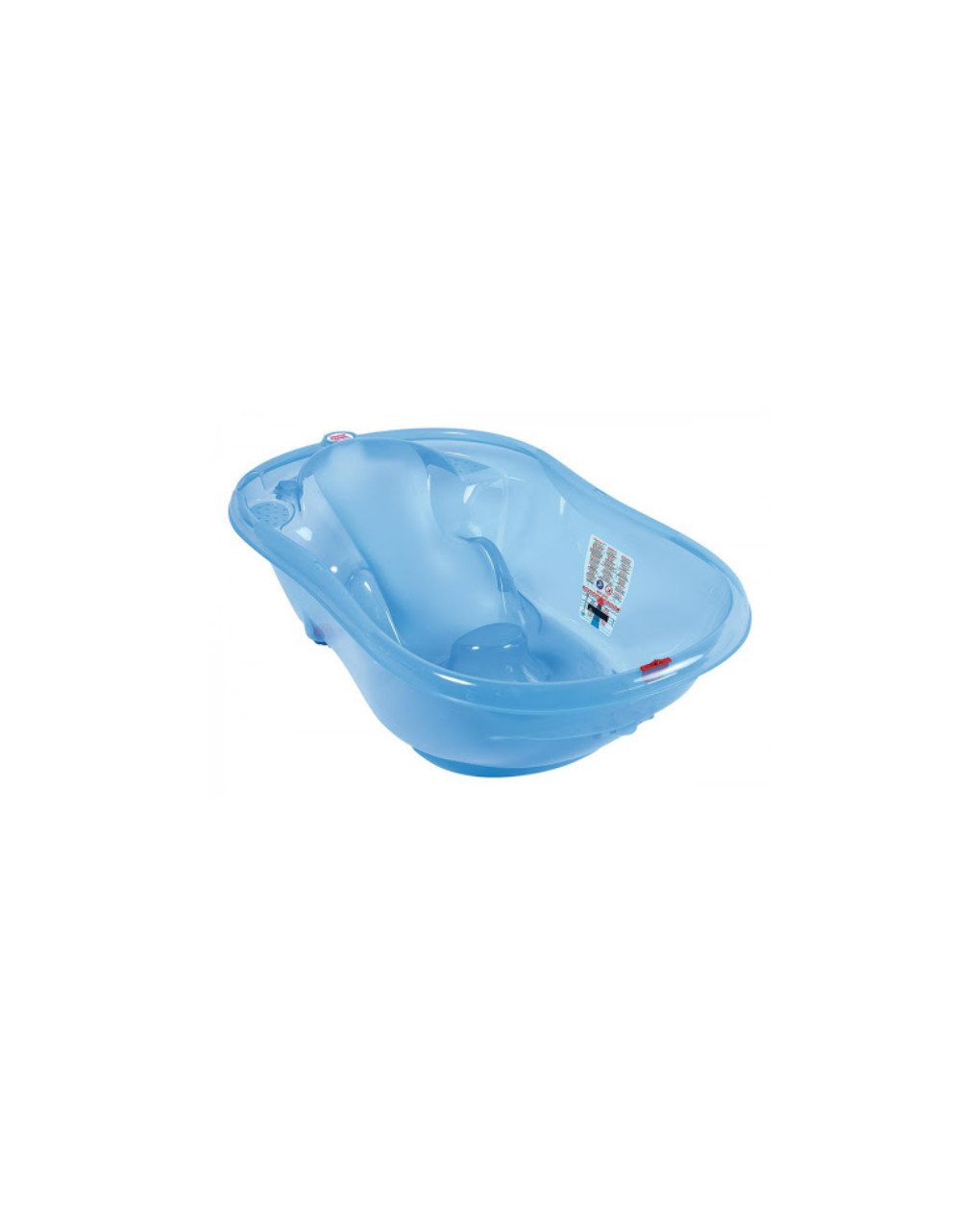 Banheira onda azul transparente - Okbaby