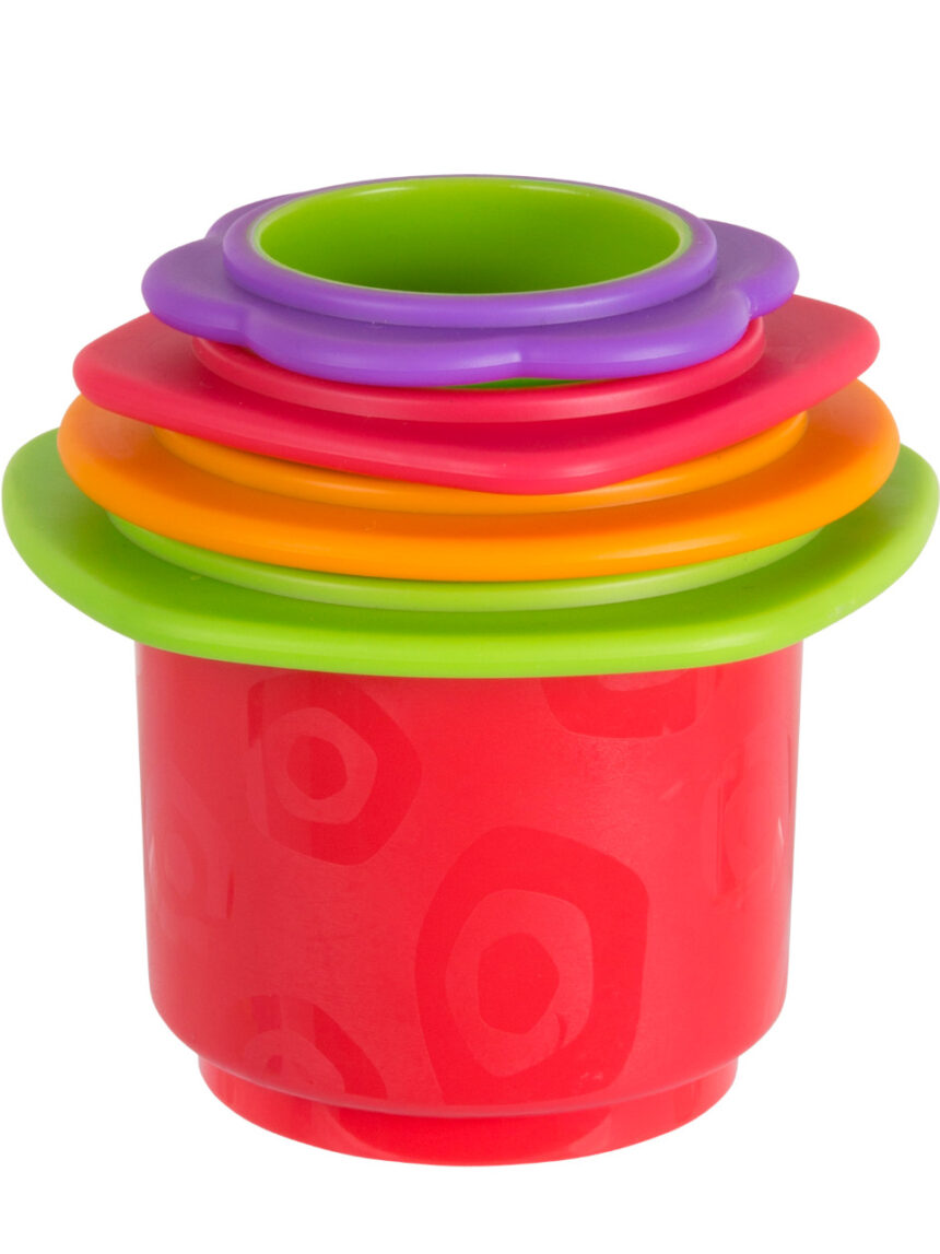 Playgro - pilha em borracha e xícaras de ninho - Playgro