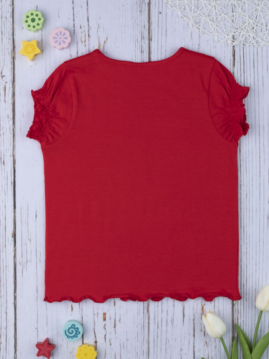 Camiseta feminina vermelha total - Prénatal