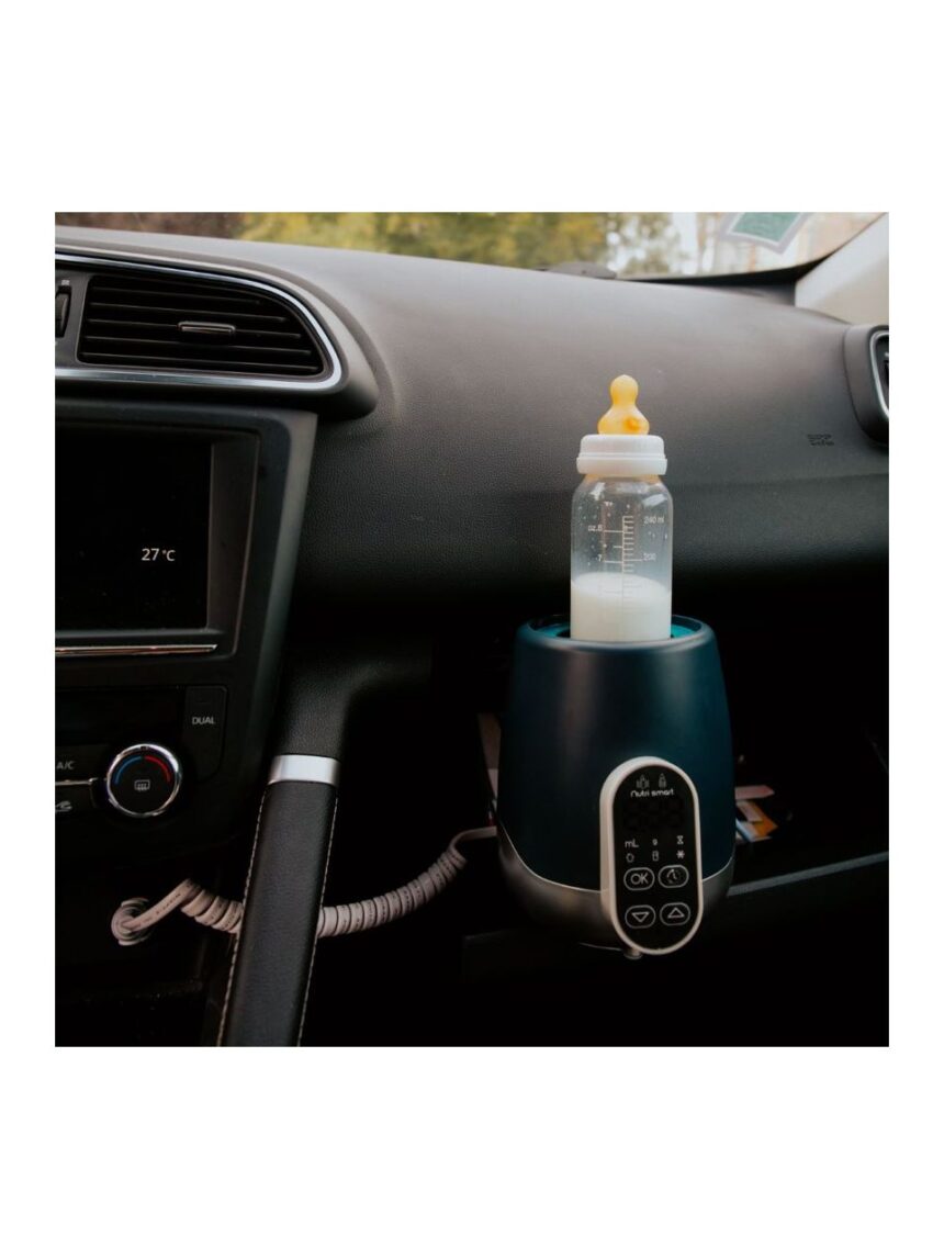 Aquecedor de mamadeiras digital para carro nutrismart (banho-maria / vapor) - Babymoov