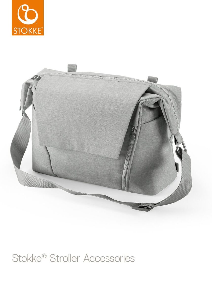 Bolsa trocadora stokke® - melange cinza - Stokke