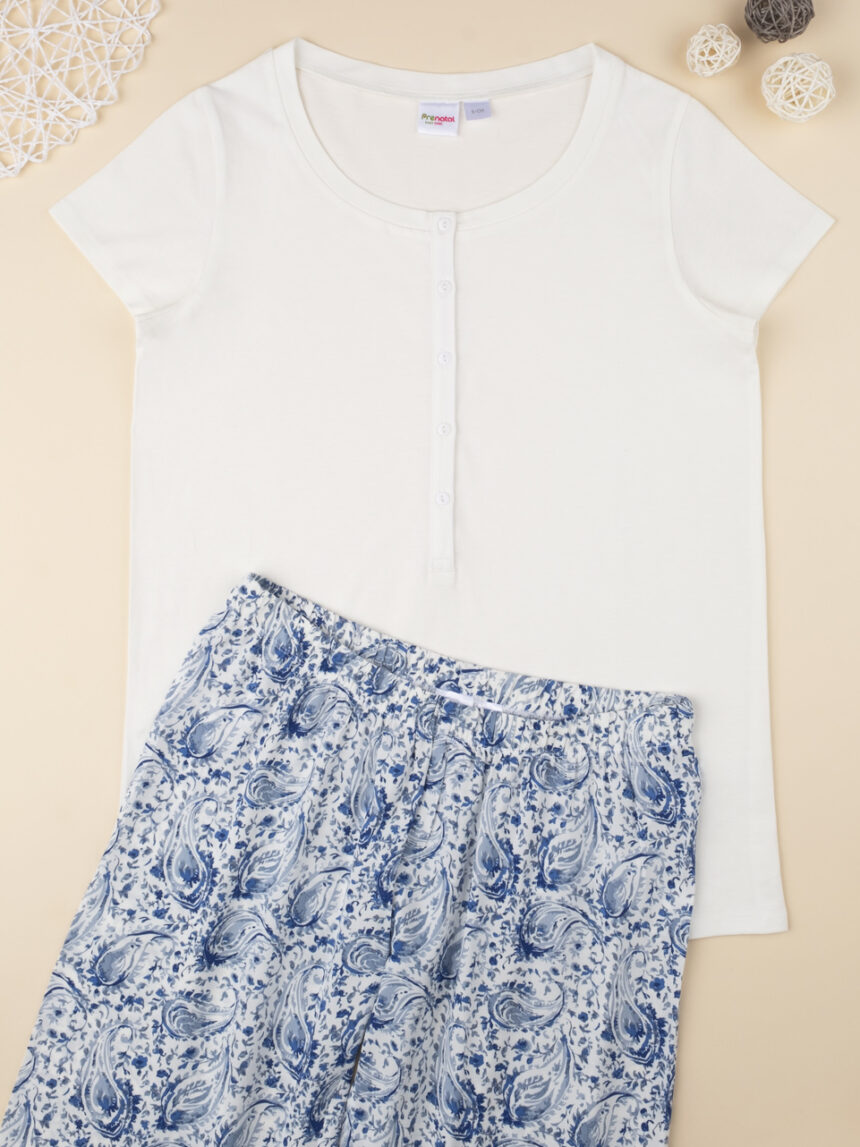 Calça de pijama "gradiente azul" - Prénatal