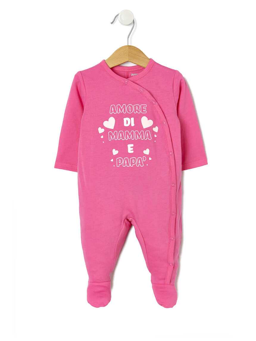 Jersey jumpsuit mom and dad love - Prénatal