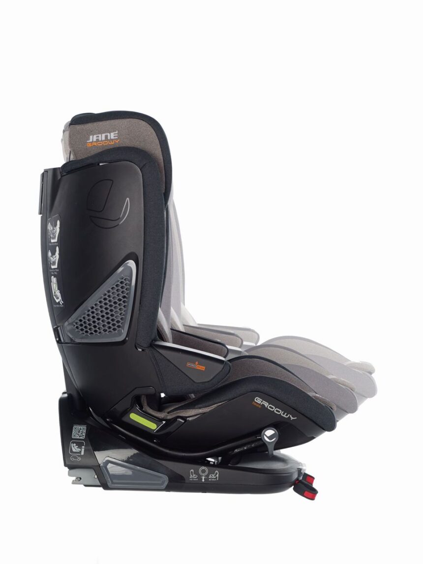 Cadeirinha auto groowy + ovetto nest dim grey 40-150 cm - jané - Jané