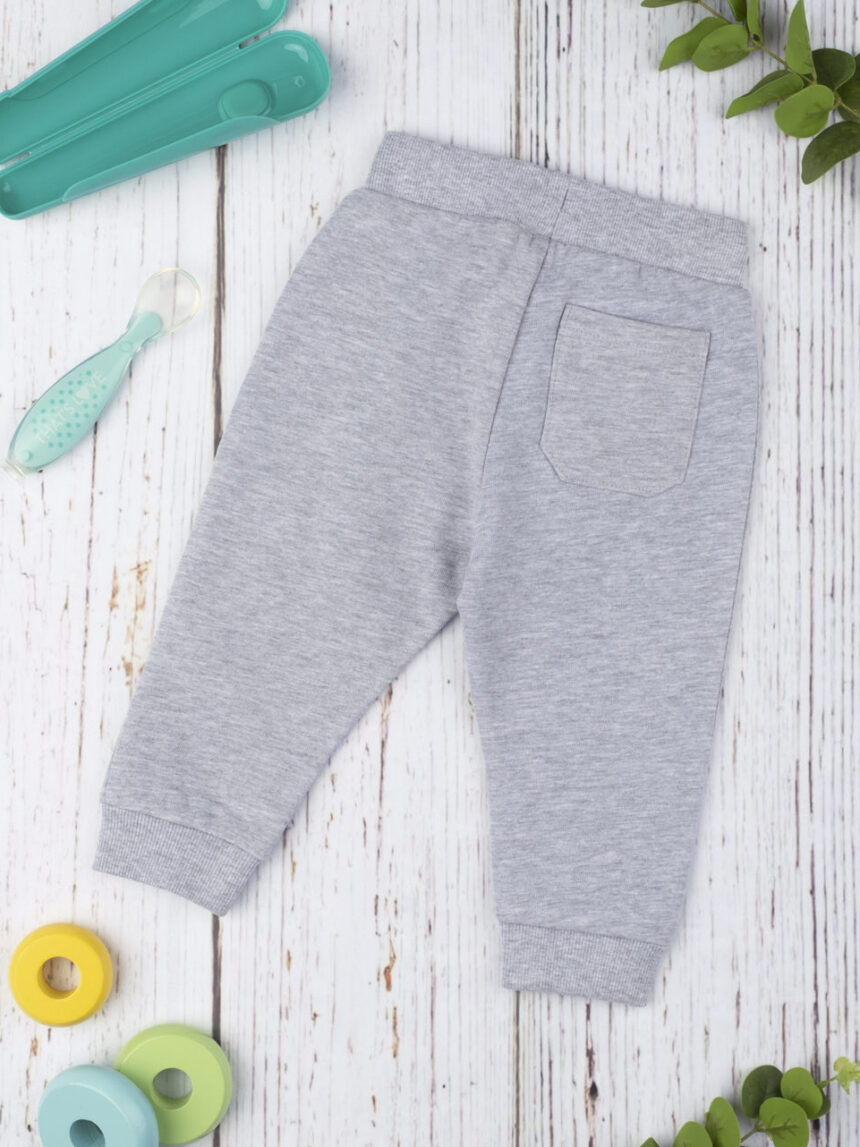 Pantalone felpato basic "grey" - Prénatal
