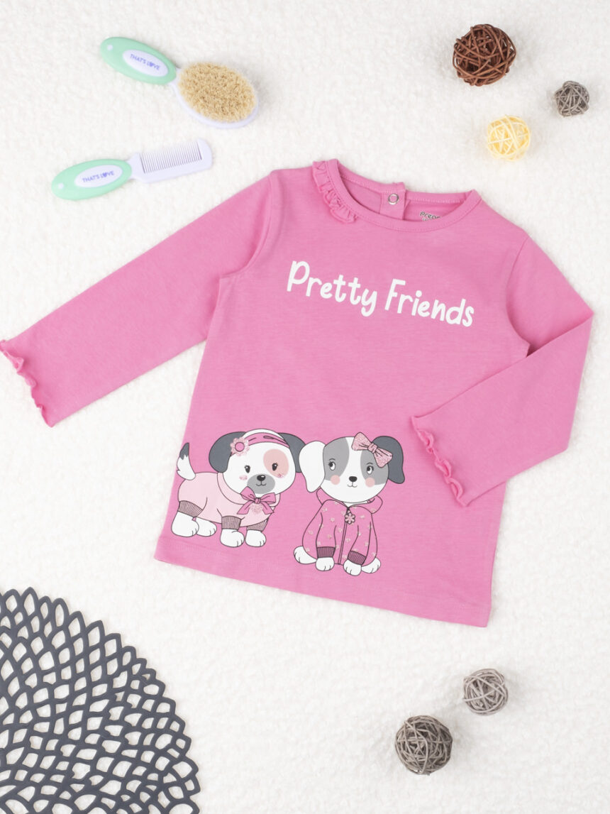 T-shirt girl "pretty friends" - Prénatal