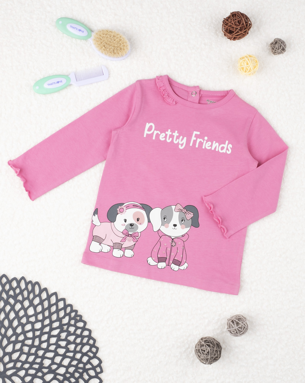 T-shirt girl "pretty friends" - Prénatal