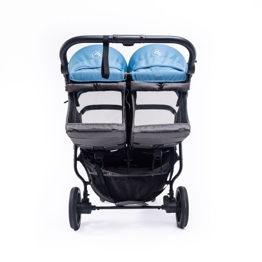 Easy twin 4 twin chair preto chassis com pack cor atlântico - Baby Monsters
