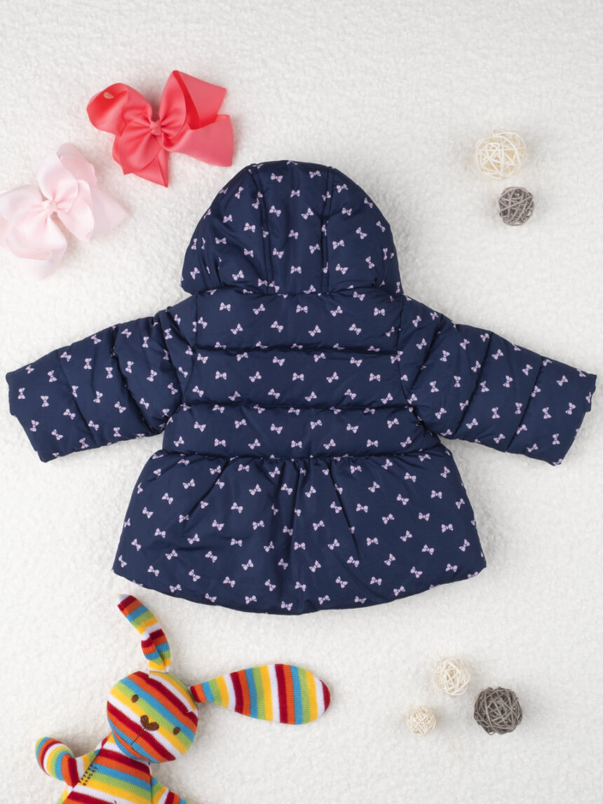 Casaco feminino azul e rosa - Prénatal