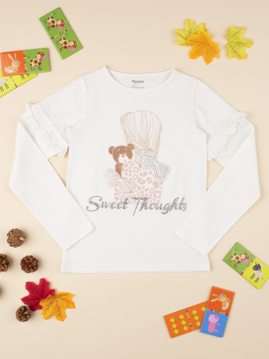 T-shirt girl "sweet thoughts" - Prénatal