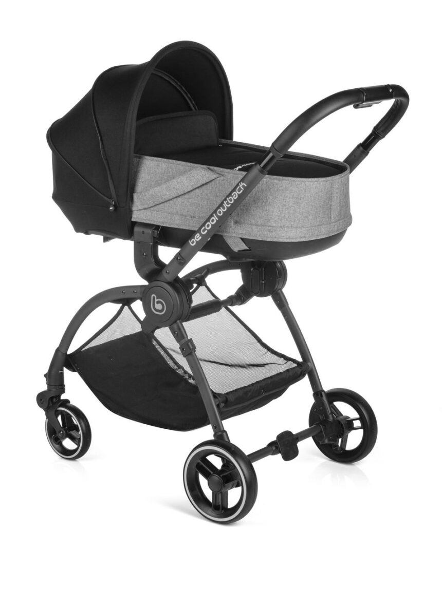 Becool - passeggino outback crib one black - Be Cool
