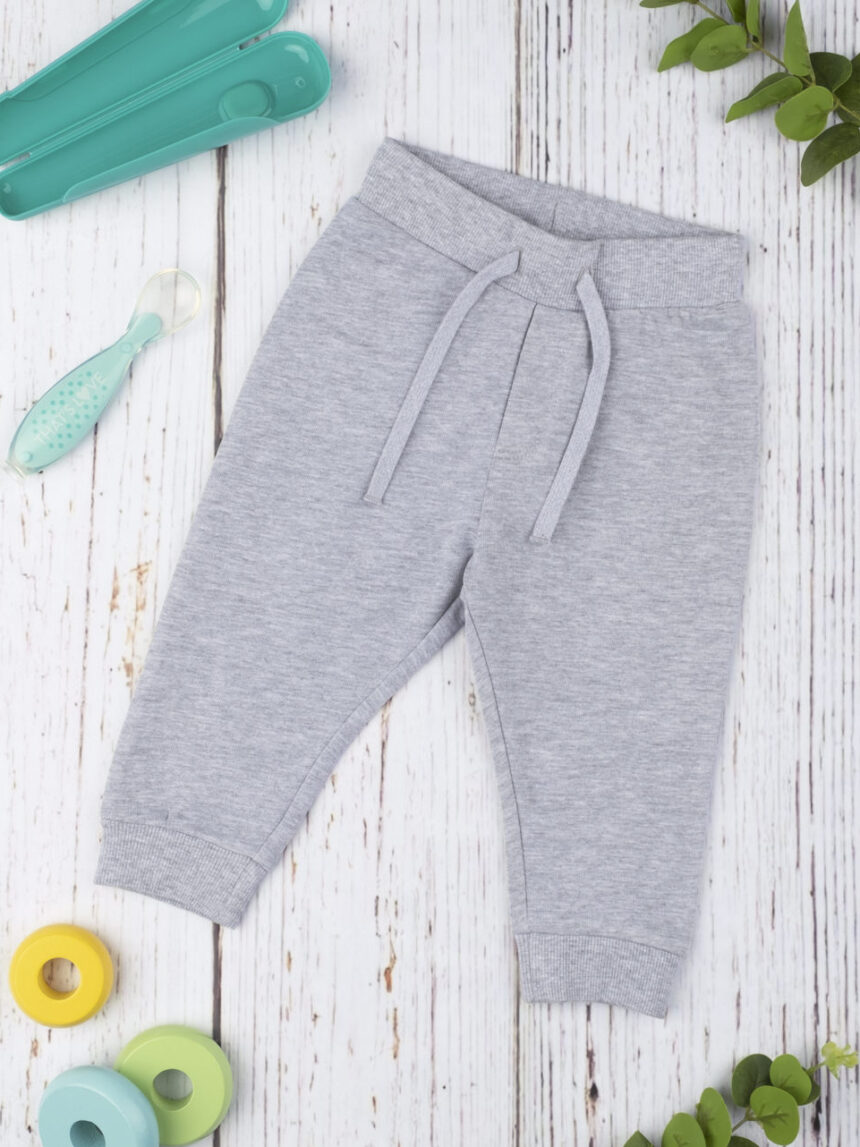 Pantalone felpato basic "grey" - Prénatal