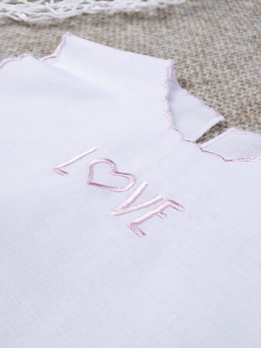 Camisa feminina "love rosa" - Prénatal