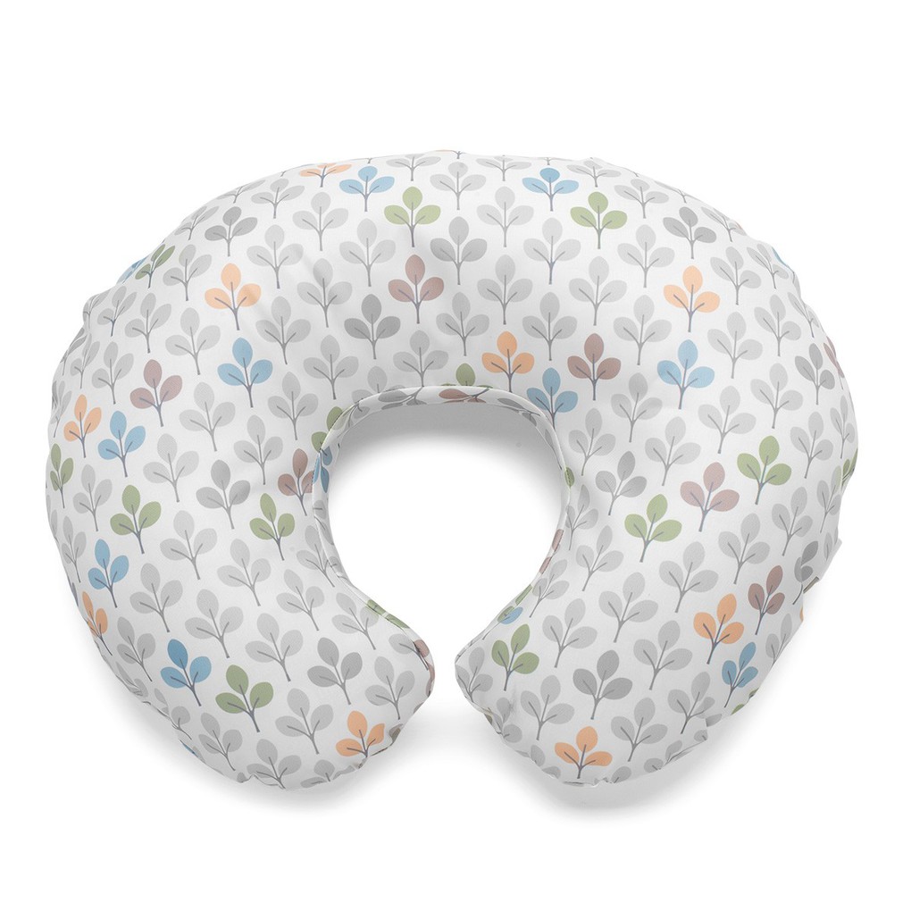 Boppy - cobertura do almofado de enfermagem com impressão de prata - Boppy