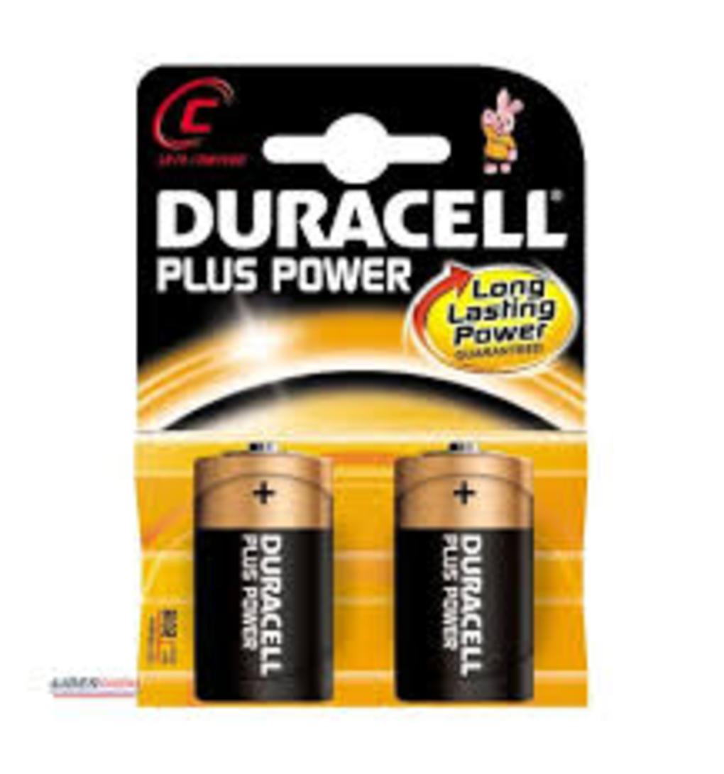 Pack 2 pilas tipo c (lr14) - Duracell