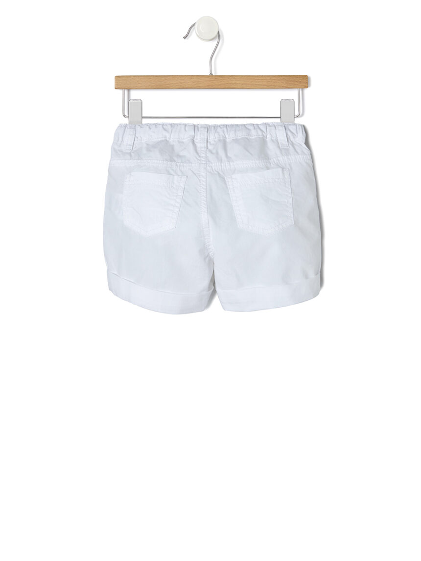 Shorts de sarja branco - Prénatal